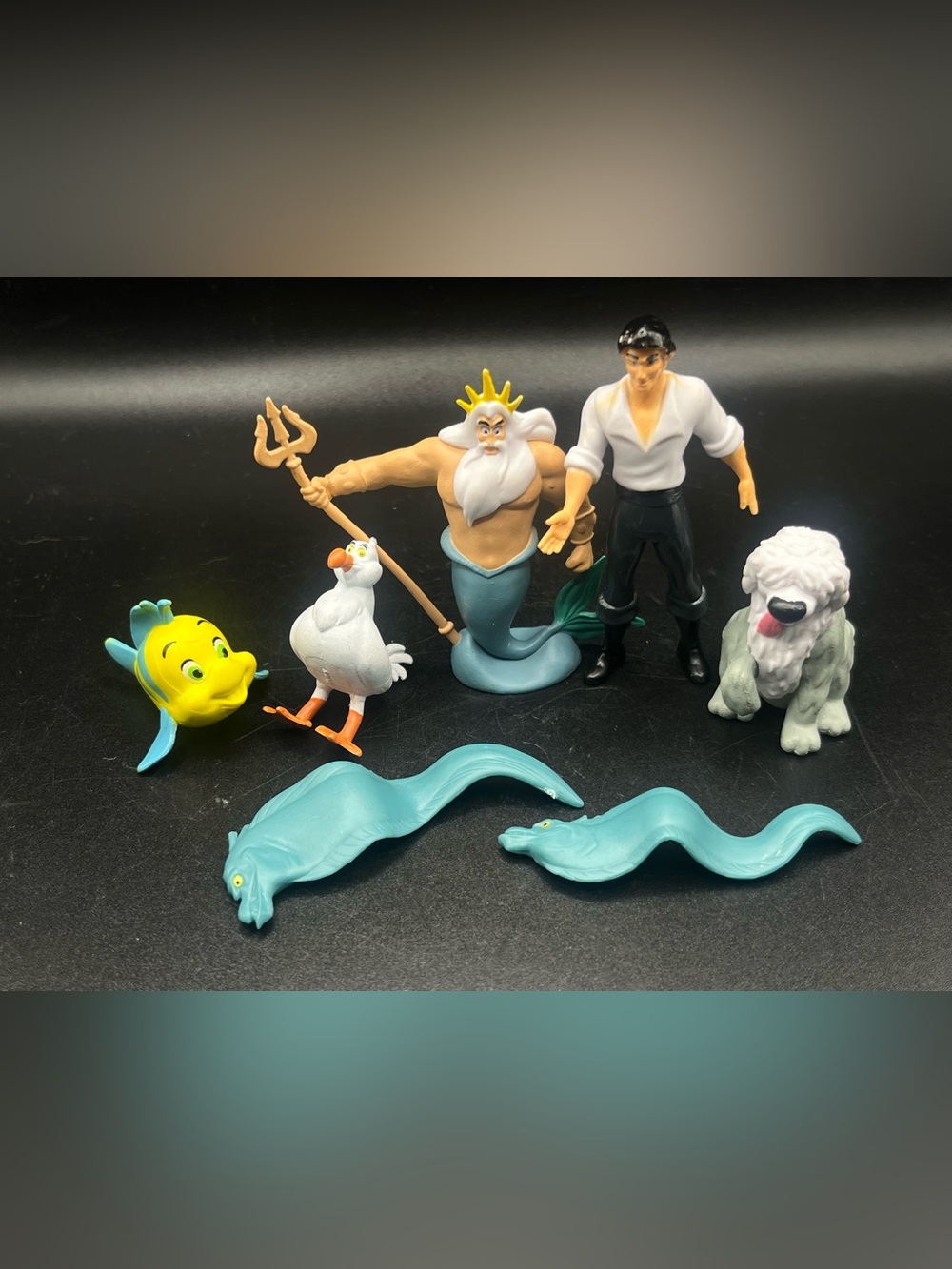 The Little Mermaid Small Vinyl Figures Lot